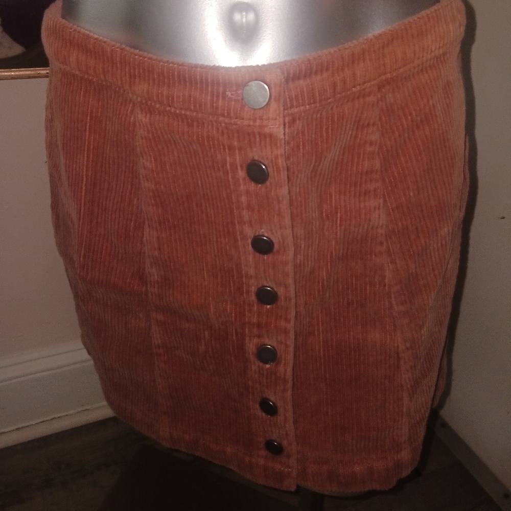Corduroy Mini Skirt
